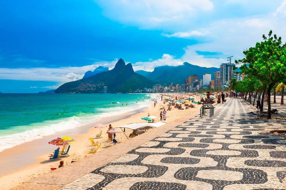 50M Praia Ipanema Com Piscina, Academia E Restaurante リオデジャネイロ エクステリア 写真